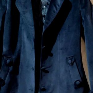 Navy Blue Over Coat