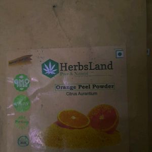 Orange Peel Powder And  Neem Leaf Powde