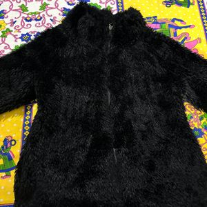 Furry Black Jacket