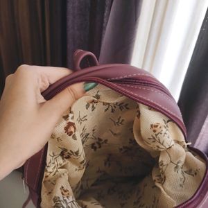 Girls Mauve Mini Backpack