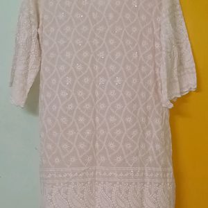 100%pure Cotton Full Embroidery Worked Kurti