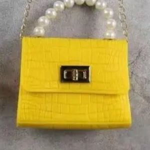 Mini Yellow Sling Bag