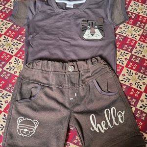 Kids T-shirt Bottom Set