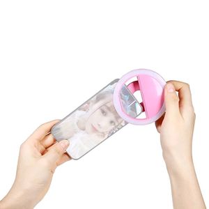 Mini Selfie Ring Light Pink Colour (Pack Of 1)