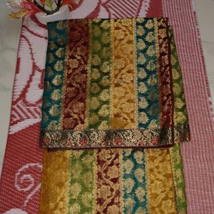 A Beautiful Multi Colour Saree