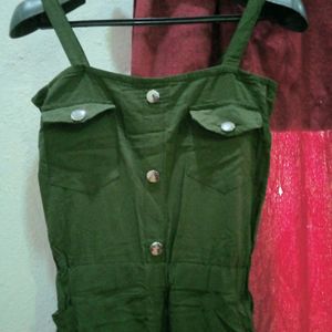 Women Green Jumpsuit