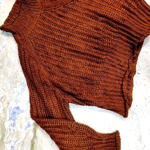 H&M Brown Knitted Jumper