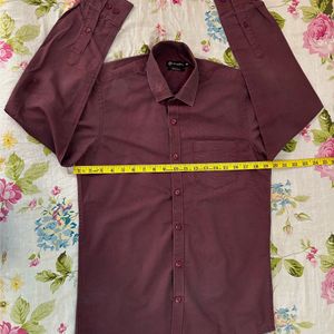 Men's Cotton Rich Formal Shirt (M)