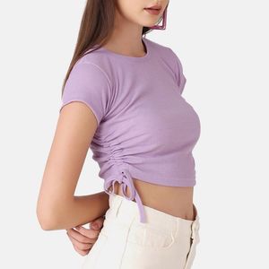 Lavender Crop Top