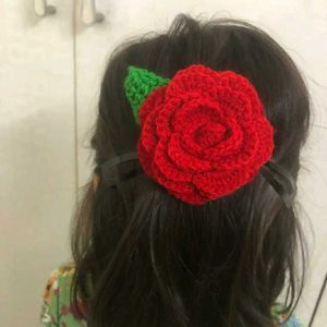 Beautiful crochet Rose Grip