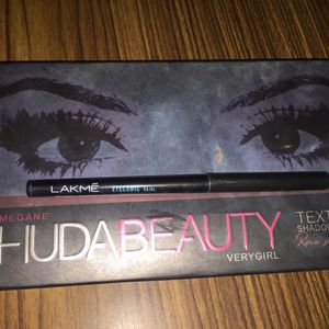 HUDABEAUTY EYESHADOW And Lakme Kajal