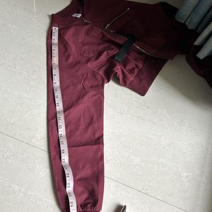 Wine, Colour Jacket Cum Top