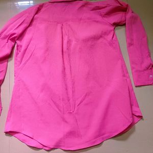 Trending Pink Oversized Shirt