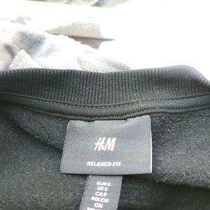 H&M Sweatshirts Black,White, Lavendar