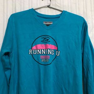 A4 Blue Long Sleeve T Shirt