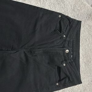 H&M Black Twill Trousers