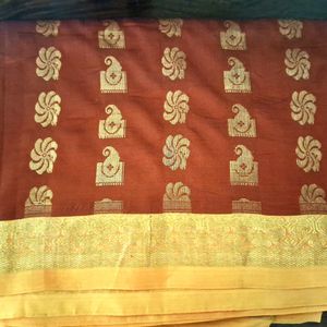 Pure Banarasi Silk Saree Bought In Kanchipuram