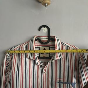 Vertical Striped (Dual Colored) Shirt in mint Cond