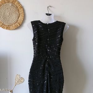 Everlaine Dimensional Sequin Gown