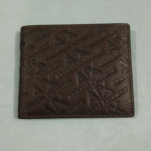 ARMANI EXCHANGE ALL OVER EMBOSSED WALLET