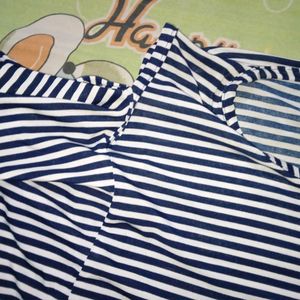 Blue White Designer Top.