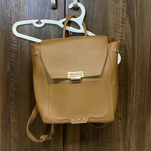 Tan Leather Backpack