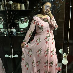 Floral Pink Gown