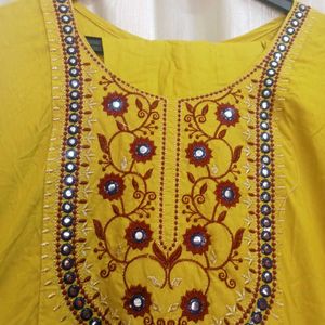 Yallow Kurta Best Fabric