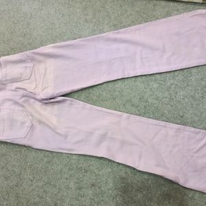 lilac flared jeans