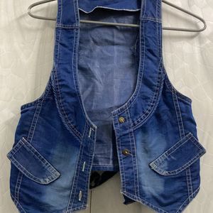 Crop Denim Jacket