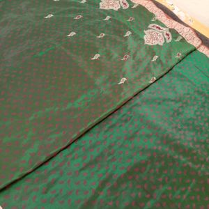 Green Zardosi Silk Saree