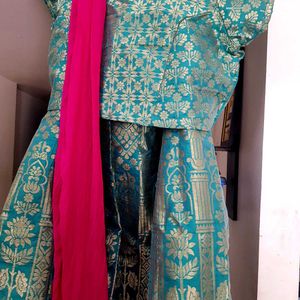 Brocade Lehenga Choli 42 To 46 Inches