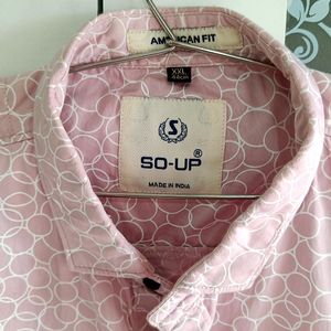 Mens Pink American Fit Shirt