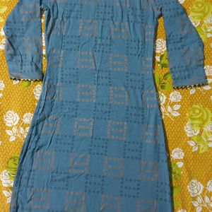 Grey Boat Neck AVASSA KURTI FOR GIRLS & WOMEN