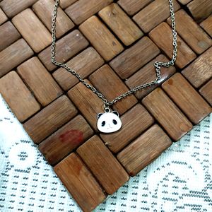 Cute Panda Pendent Neck Piece