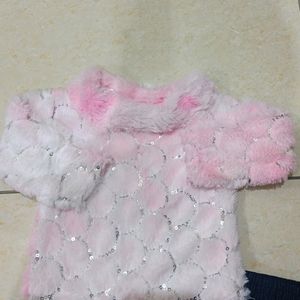 Soft Fury Suit For Baby Girl...Used Only 1 Time