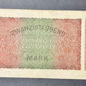 Sale. 20000 Mark Germany Very Old Note Rare