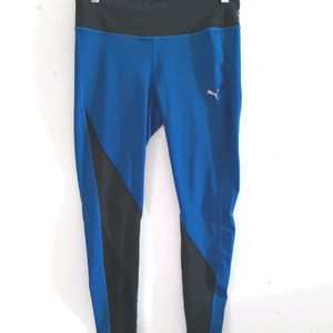 Black&Blue Elastic Waist Active Wear Pant (Women)