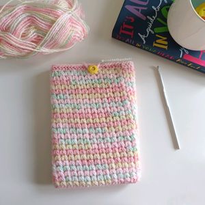 Crochet Meadow Book Sleeve 🎀