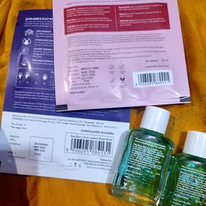 Combo OfTwo Myglamm SheetMask &2 Nailpaint Remover