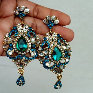 Combo Big Earring + Bajubandh (Arm Jwellery)