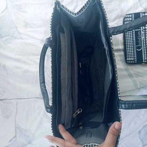 Christian Dior Handbag With Wallet