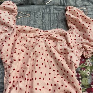 Polka Dot Mini Dress🌸💗