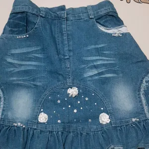 Designer Denim Skirt