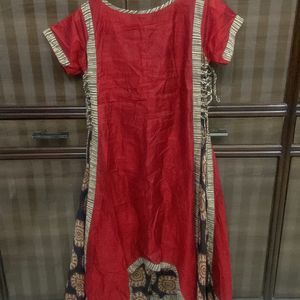 Red Single Piece Dress!!