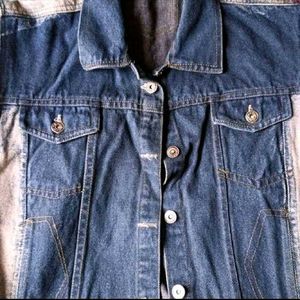 Girls Beautiful Denim Jacket Or Overcoat