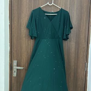 Green Dress With Sparkles
