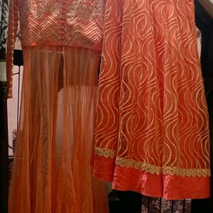 Ethnic Gown 3 Peice Dress