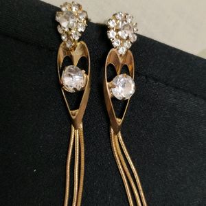 Golden Bronze Finish Earring