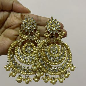 Golden Heavy Earrings